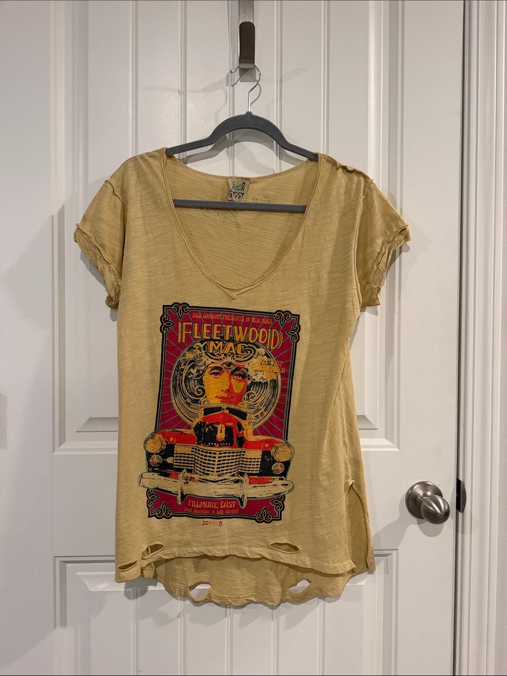 Jaded Gypsy Fleetwood Mac Graphic Tee - Tan